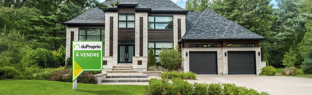 Propriété moderne à vendre dont on estime la valeur